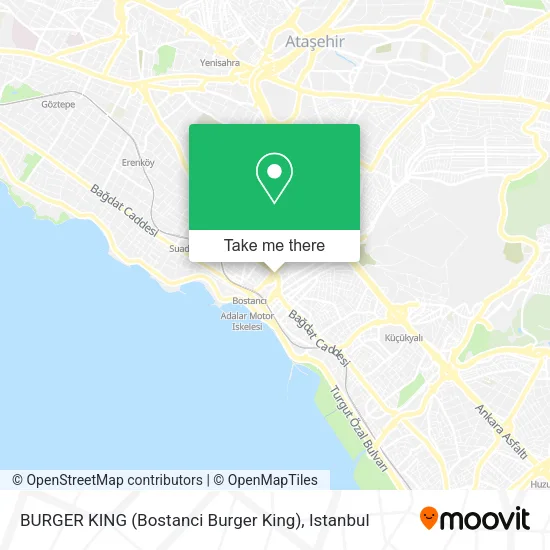 BURGER KING (Bostanci Burger King) map
