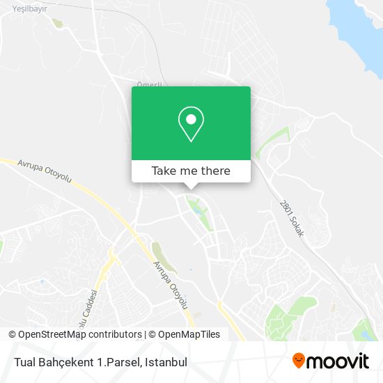 Tual Bahçekent 1.Parsel map