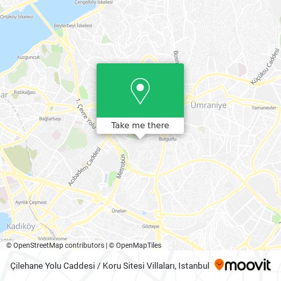 Çilehane Yolu Caddesi / Koru Sitesi Villaları map