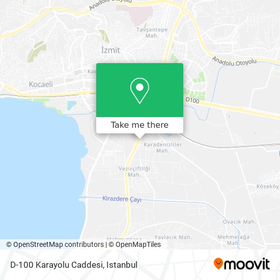 D-100 Karayolu Caddesi map