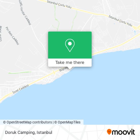 Doruk Camping map