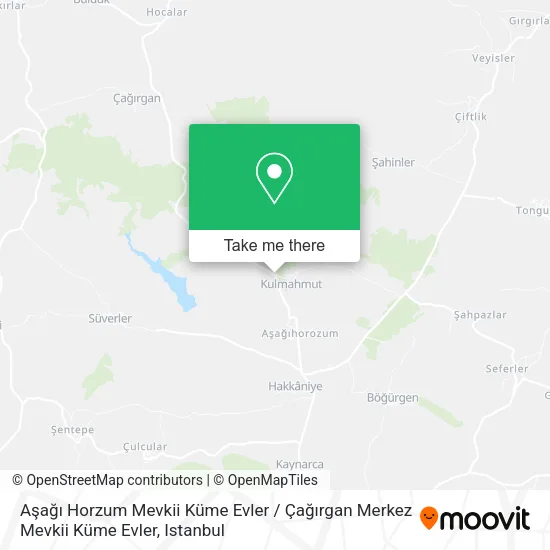 Aşağı Horzum Mevkii Küme Evler / Çağırgan Merkez Mevkii Küme Evler map