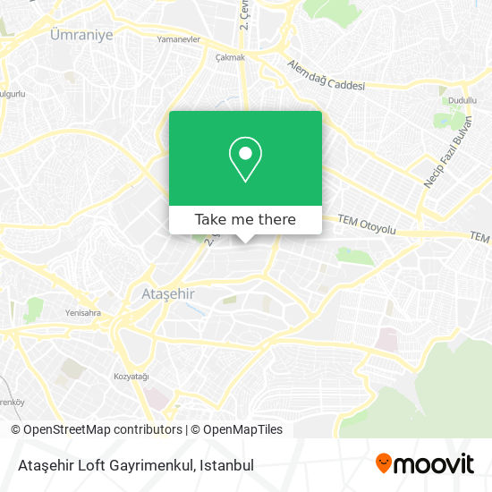 Ataşehir Loft Gayrimenkul map