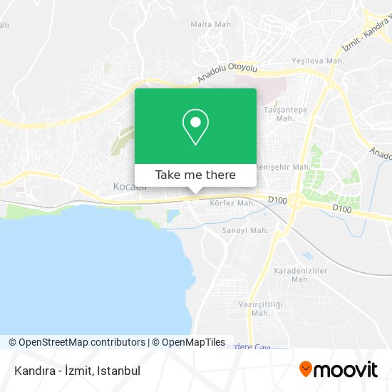 Kandıra - İzmit map
