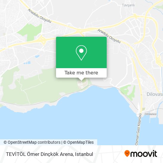 TEVİTÖL Ömer Dinçkök Arena map