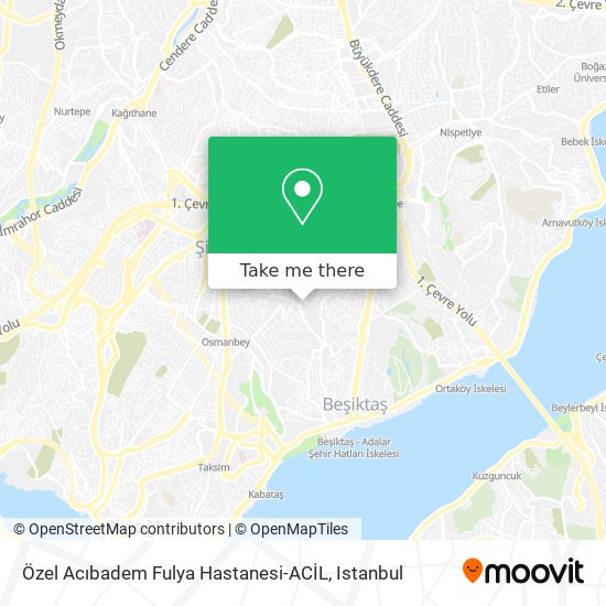 Özel Acıbadem Fulya Hastanesi-ACİL map