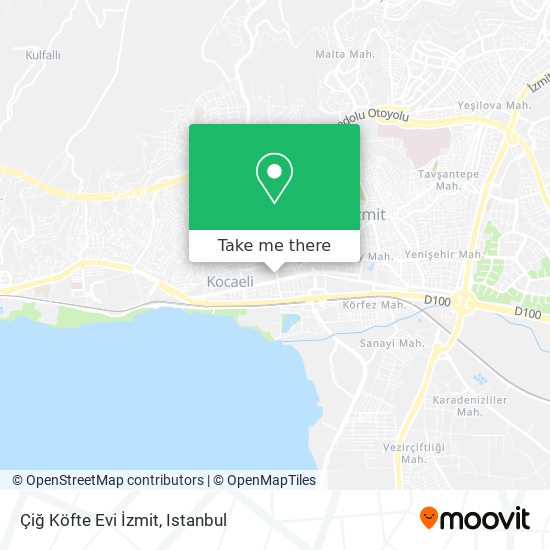 Çiğ Köfte Evi İzmit map