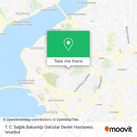 T. C. Sağlık Bakanlığı Üsküdar Devlet Hastanesi map