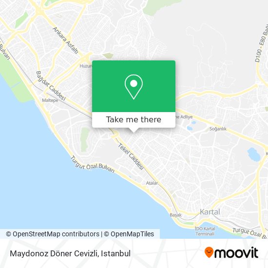 Maydonoz Döner Cevizli map