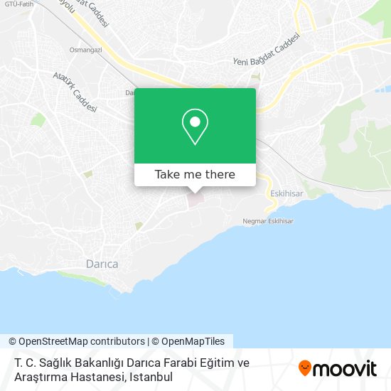 T. C. Sağlık Bakanlığı Darıca Farabi Eğitim ve Araştırma Hastanesi map