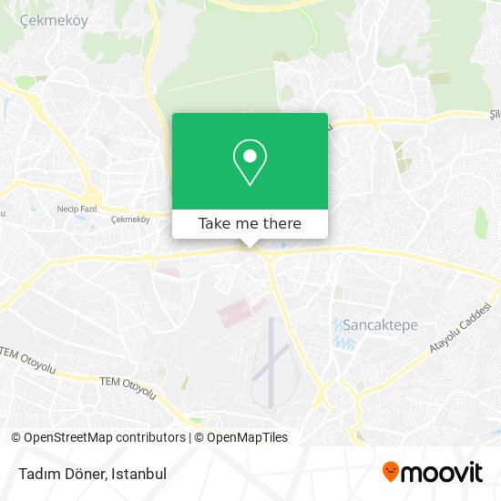 Tadım Döner map