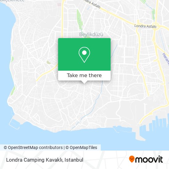 Londra Camping Kavaklı map