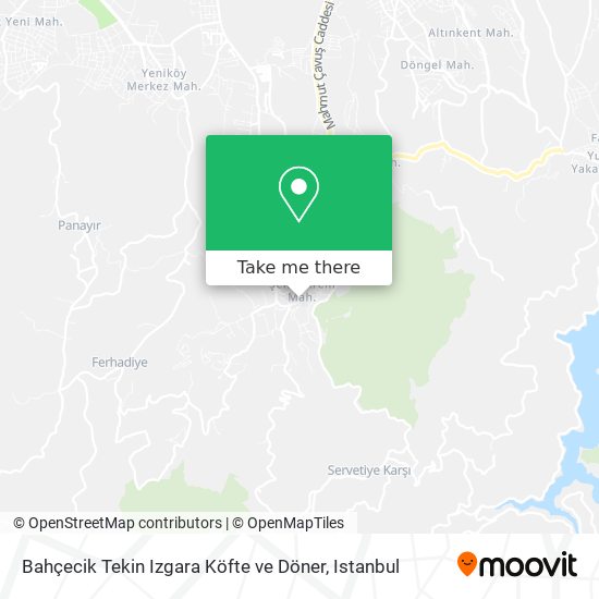 Bahçecik Tekin Izgara Köfte ve Döner map