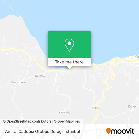 Amiral Caddesi Otobüs Durağı map