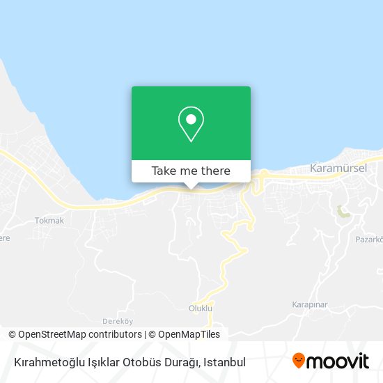 Kırahmetoğlu Işıklar Otobüs Durağı map