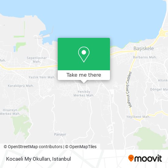 Kocaeli My Okulları map