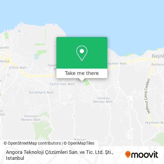Angora Teknoloji Çözümleri San. ve Tic. Ltd. Şti. map