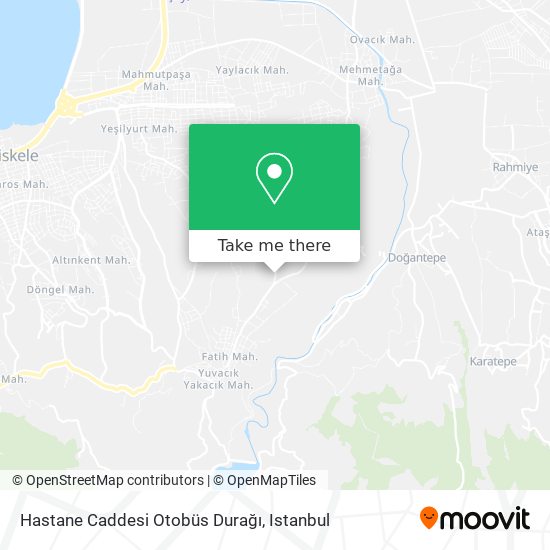 Hastane Caddesi Otobüs Durağı map