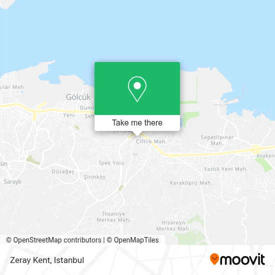 Zeray Kent map