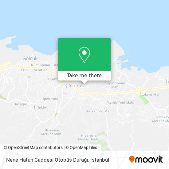 Nene Hatun Caddesi Otobüs Durağı map