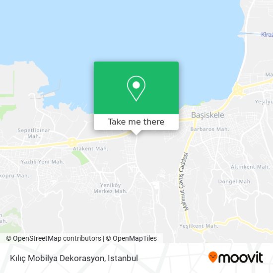 Kılıç Mobilya Dekorasyon map