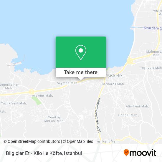 Bilgiçler Et - Kilo ile Köfte map