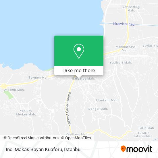 İnci Makas Bayan Kuaförü map