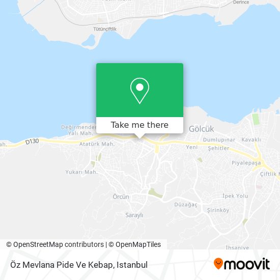 Öz Mevlana Pide Ve Kebap map