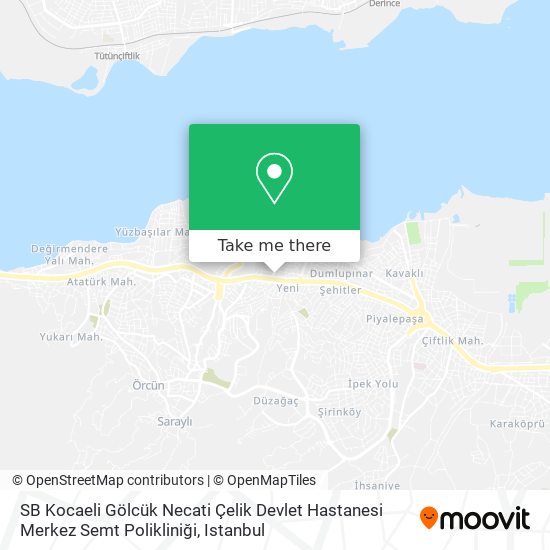 SB Kocaeli Gölcük Necati Çelik Devlet Hastanesi Merkez Semt Polikliniği map