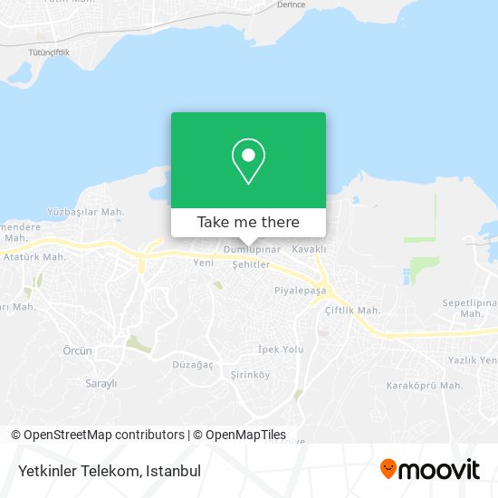 Yetkinler Telekom map