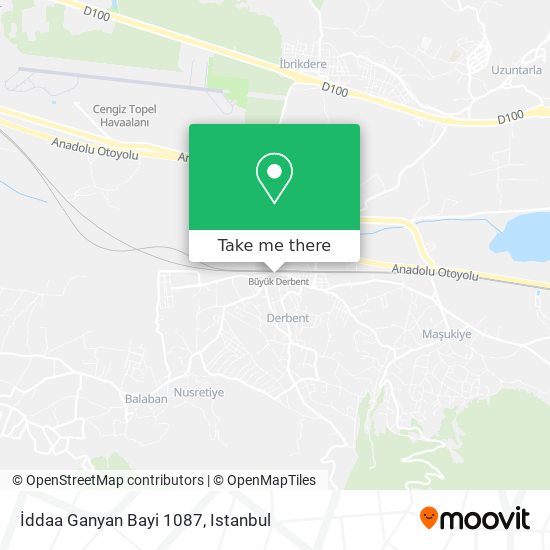 İddaa Ganyan Bayi 1087 map