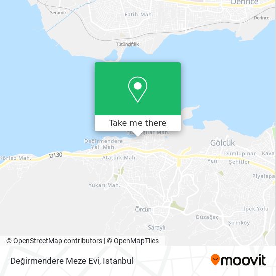 Değirmendere Meze Evi map