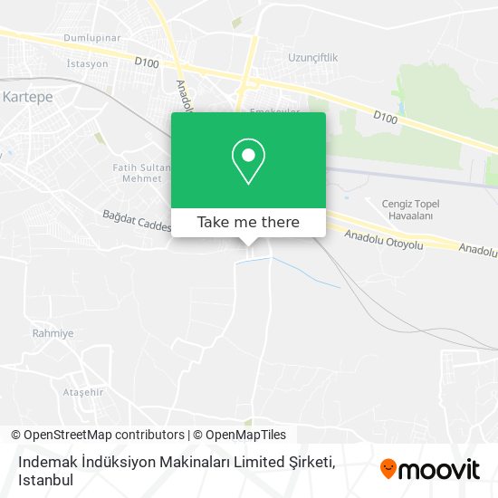 Indemak İndüksiyon Makinaları Limited Şirketi map