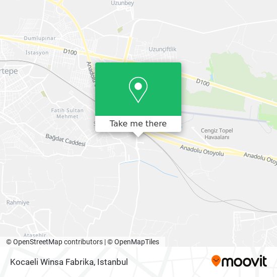 Kocaeli Winsa Fabrika map