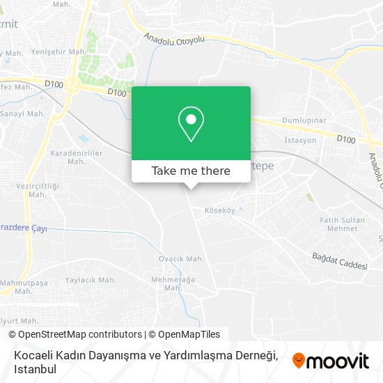 Kocaeli Kadın Dayanışma ve Yardımlaşma Derneği map