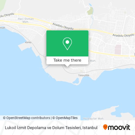 Lukoil İzmit Depolama ve Dolum Tesisleri map