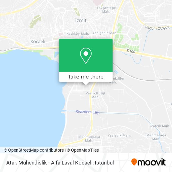 Atak Mühendislik - Alfa Laval Kocaeli map
