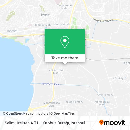 Selim Ürekten A.T.L 1 Otobüs Durağı map