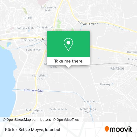 Körfez Sebze Meyve map