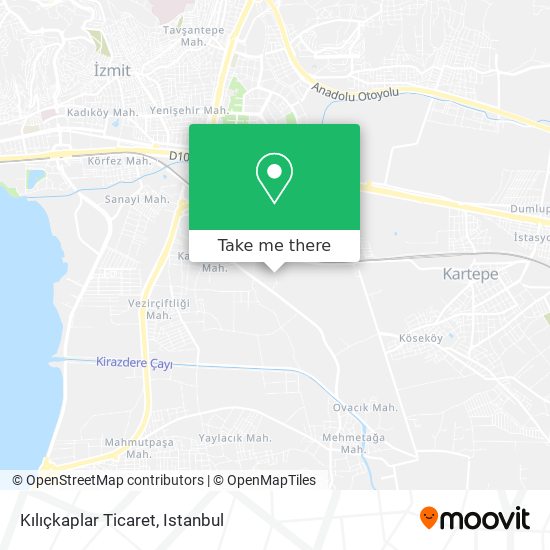 Kılıçkaplar Ticaret map