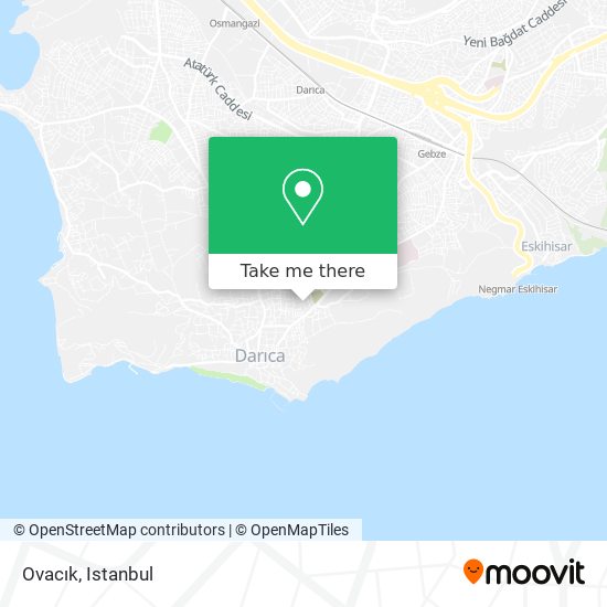 Ovacık map