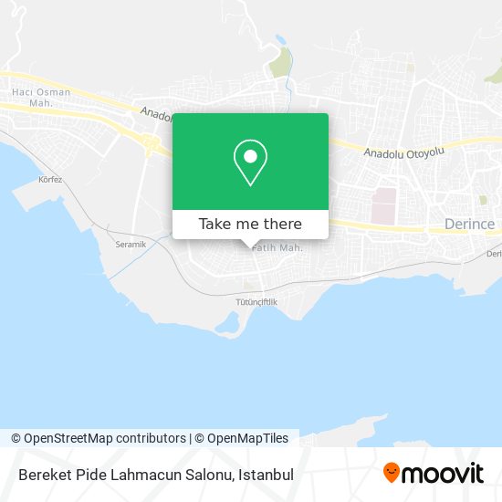 Bereket Pide Lahmacun Salonu map