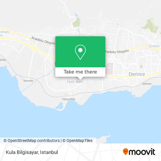 Kula Bilgisayar map