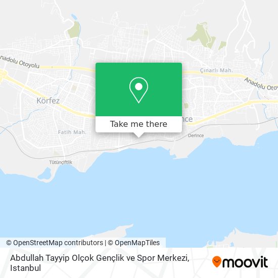 Abdullah Tayyip Olçok Gençlik ve Spor Merkezi map