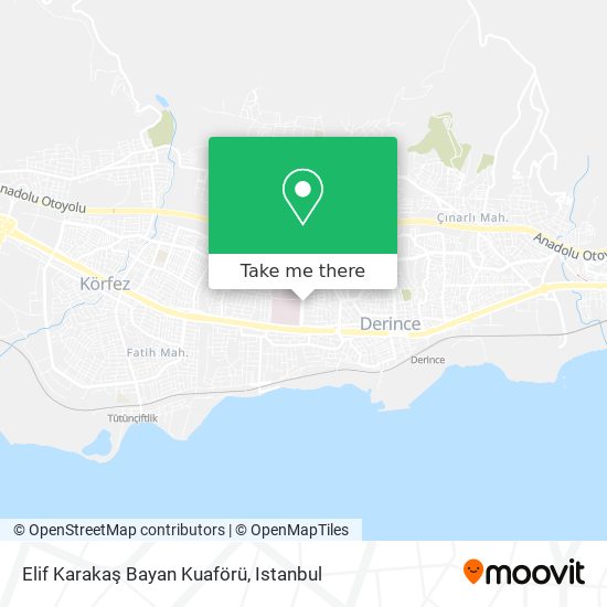 Elif Karakaş Bayan Kuaförü map