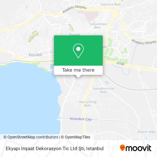 Ekyapı Inşaat Dekorasyon Tic Ltd Şti map