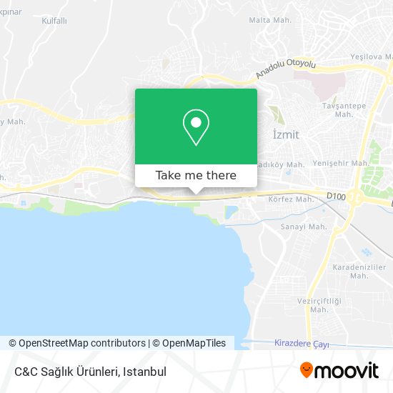 C&C Sağlık Ürünleri map