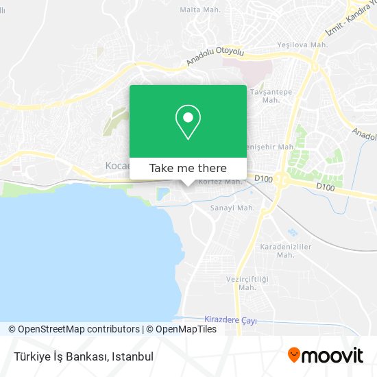 Türkiye İş Bankası map
