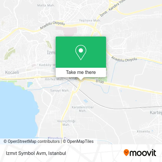 Izmıt Symbol Avm map