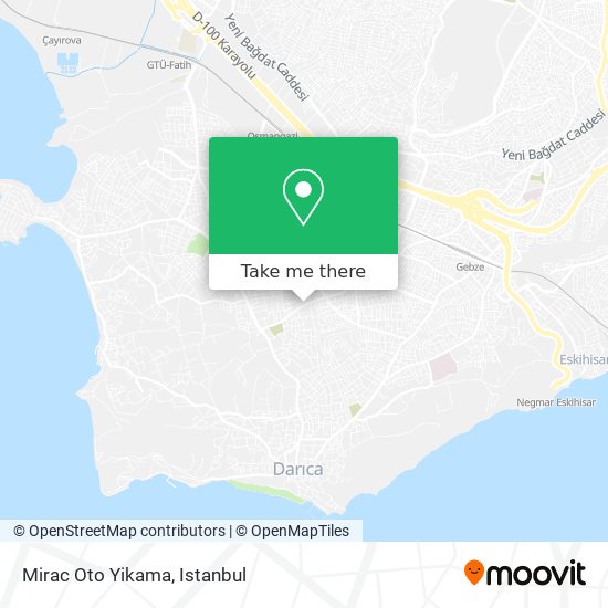 Mirac Oto Yikama map